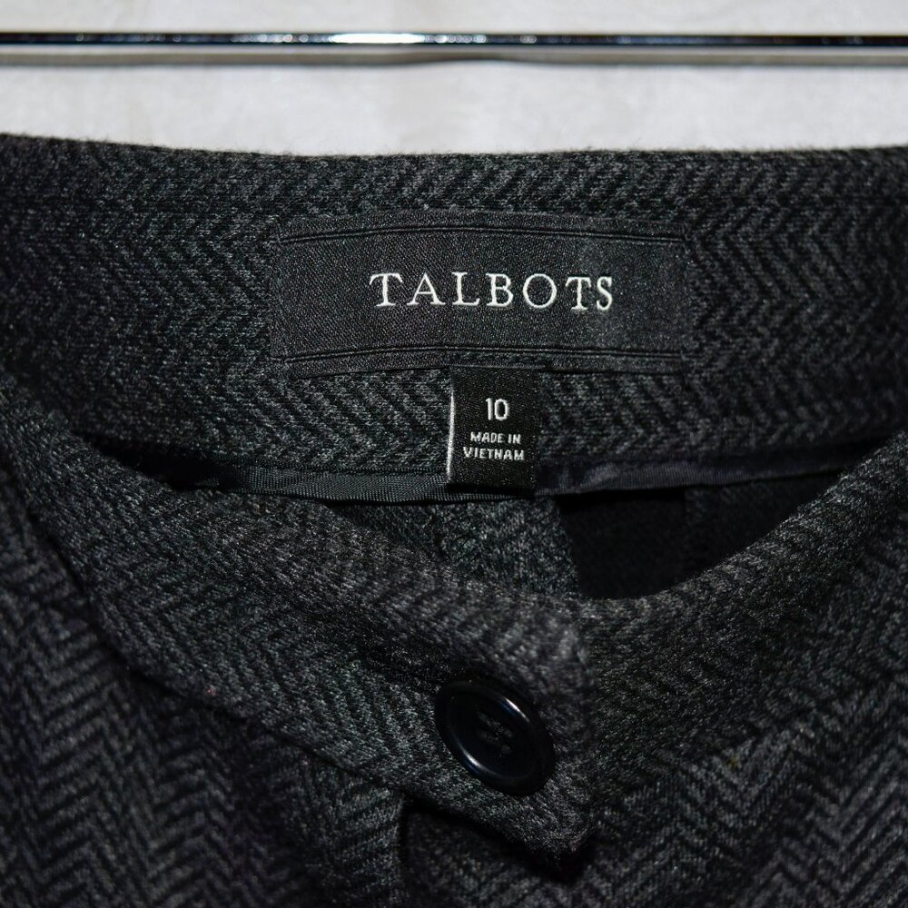 Talbots Black Straight Leg Dress Pants Career Trousers Size 10 - Picture 3 of 5